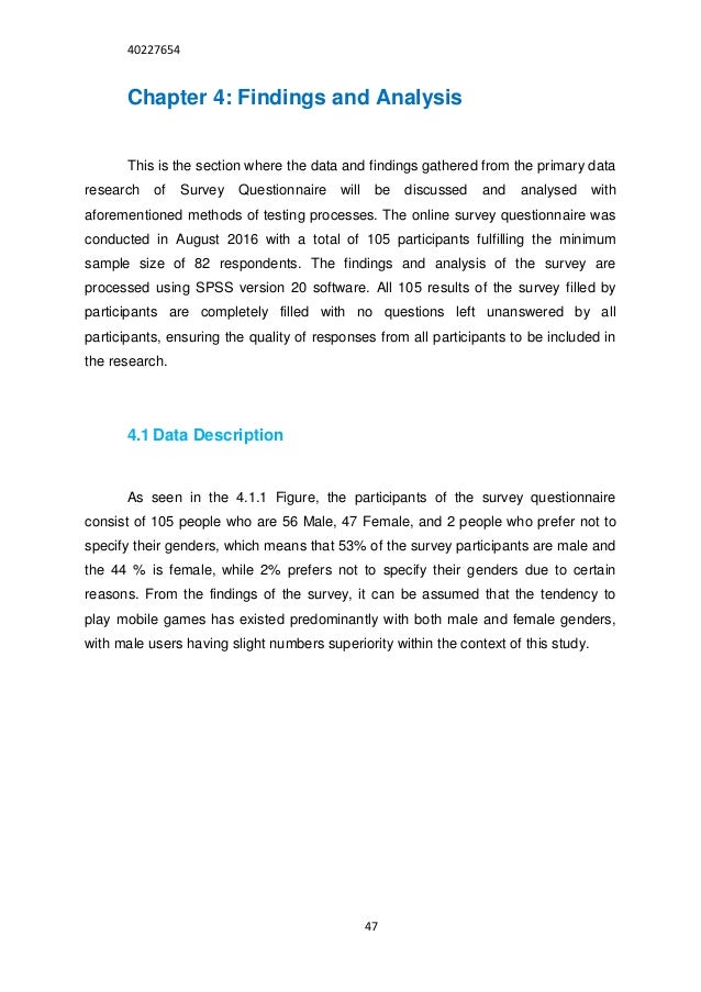Online gaming dissertation